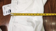 Pikeur, New, Landy Hunter knee patch breeches, white, 30, $300
