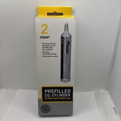 Sig Sauer 90 Gram CO2 Cartridges Prefilled Air Gun CO2 Cylinders – 2 Count