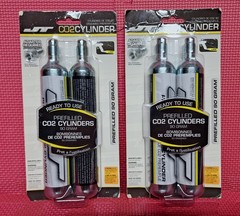 JT Paintball ASTM co2 prefilled cylinder lot Airsoft 90 Gram Paint Gun Refill