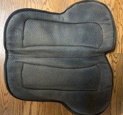 Triple E Nonslip Grip Tacky Contour Western Saddle Pad 28” Aztec Tan Black Brown