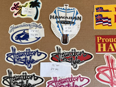 Surfing Local Motion Hawaiian Style Creations Proud Stickers Lot Of 17
