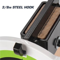 Black Powder Coated Steel Gong Hanging Hook for 2×4 Lumber Targets