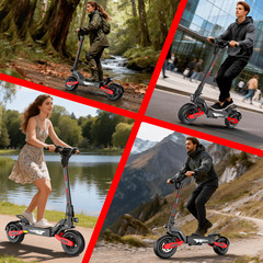 EOEOTWO GT06 Electric Scooter for Adults 30MPH Off-road Foldable E scooter