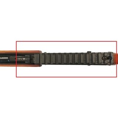 Buck Rail – Daisy Red Ryder – Picatinny Red Dot/Scope Mount [Black ABS]