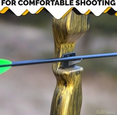 Efficient Recurve Bow Accessories – 6 Pcs Self-Adhesive Arrow Rests for Archers