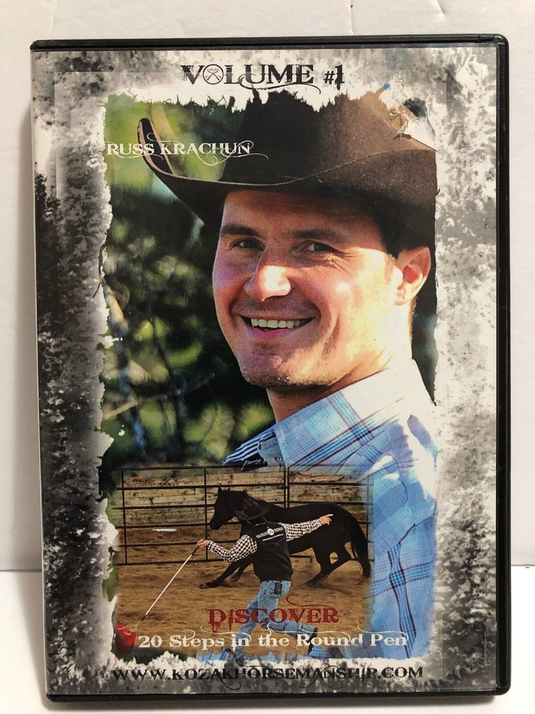 RUSS KRACHUN Kozak Horsemanship Discover 20 Steps in the Round Pen Vol 1 DVD SET