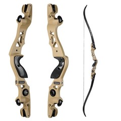 62″ ILF Takedown Recurve Bow 25-60lbs Archery Hunting Carbon Arrows Shooting RH