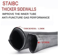 10 Inch 10X2/54-152 Tube, 10×2.0/2.125 Heavy-Duty Tube Replacement for Ninebo…