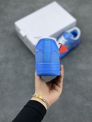 CI1173-400 Off White x Nk A Force 1 Low ’07 MCA University Blue