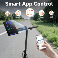 Electric Scooter with Seat Adult 8.5 Inch Solid 25KM/H Commuter Electric Scooter