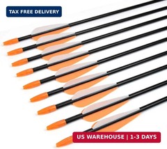 Archery Practice Fiberglass Arrows 24/26/28/30 Inch Target Shooting Safetyglass