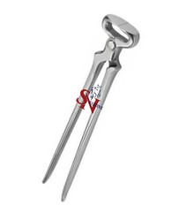 Farrier Hoof Nipper 15» & Hoof Knife Blue Handle Brass Horseshoeing Topper