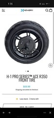 Hover H-1 Pro Series Ace R350 Front Tire Electric Scooter 10×2.5-6.5
