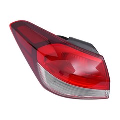 Left Driver Side Halogen Outer Tail Light Taillamp for 2017 2018 Kia Forte Sedan