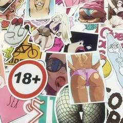 96 Pack Vinyl Anime Girls Sexy Waifu Woman Stickers Hentai Bomb Dope Decals Lot