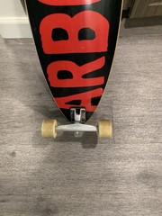 Vintage Arbor Longboard Skateboard Tadashi Ura Art Arbor wheels 38in.
