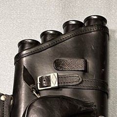 Neet 4 Tube Target Quiver Bow Hunting Leather, Made In The USA