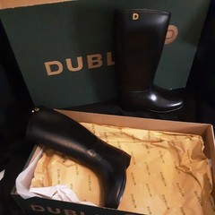 Dublin Unisex Junior Kids Horse Riding Tall Boots Black Sz 10 black NEW
