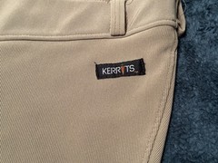 Kerrits brand equestrian riding pants light green color