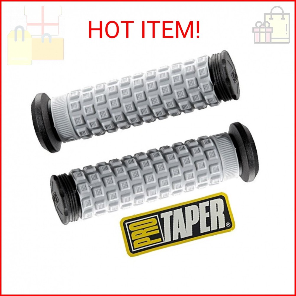 Pro Taper 024859 Pillow Top ATV Handlebar Grips Black/Gray