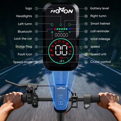 Adults Electric Scooter 30KM/H Foldable Scooter & Shock Absorption App Control