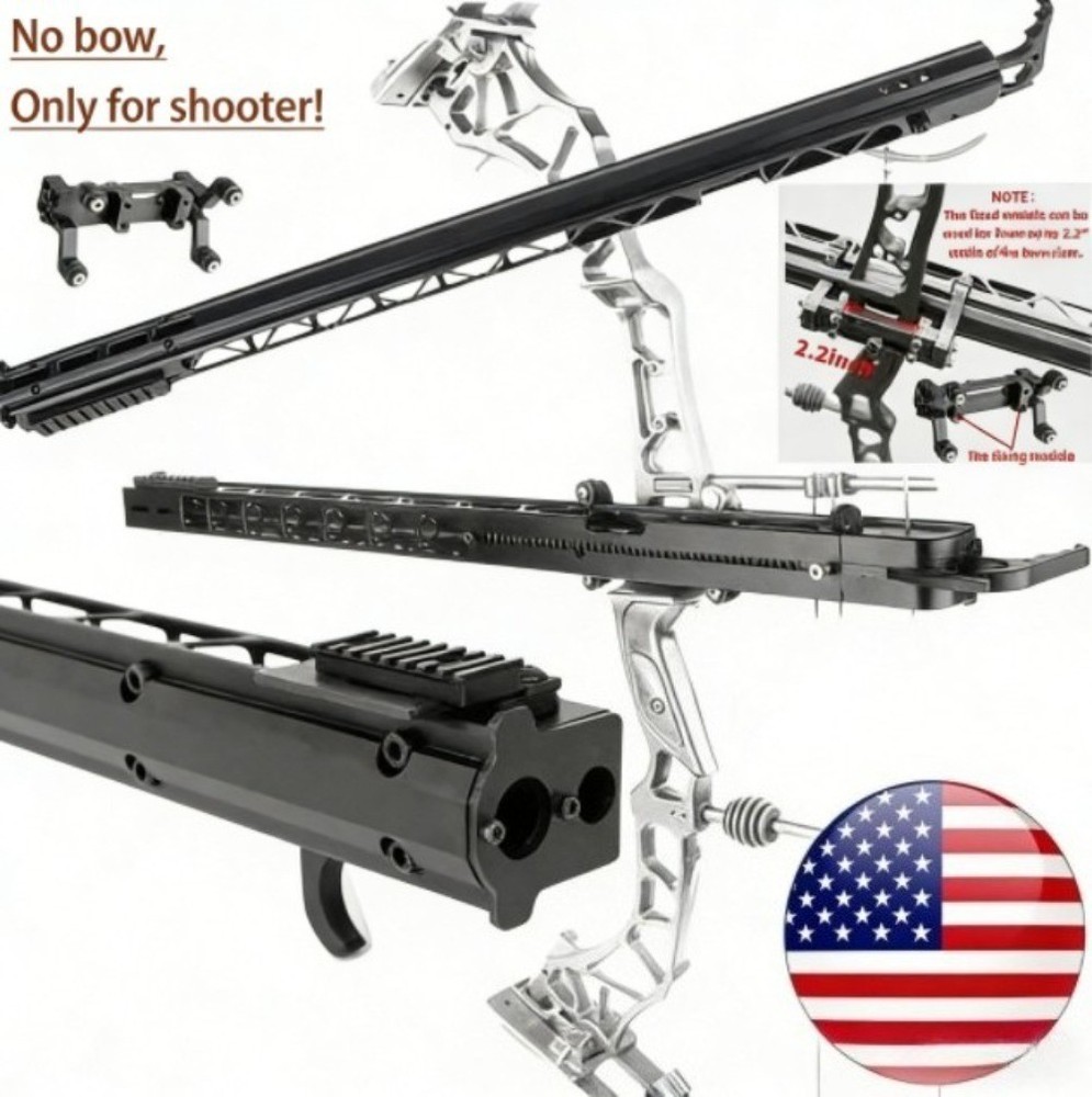 Rapid Bow Archery Launcher Compound Bow Set Shooter Steel Ball Hunting Shooting