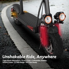 Electric Scooter 55MPH 38AH 60V Folding Fast Escooter for 6000W Adult Dual Motor