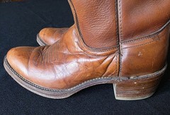 Dingo Men’s Western Boots Brown Leather US Size 8.5 Style 5132 MPN 49565