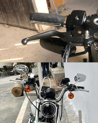 Motorcycle Brake Clutch Levers Hand Lever Set for Harley Sportster XL 883 1200 C