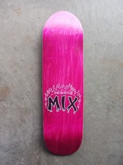 9.18″ Skateboard Deck «Huffer» Shape MIX Mfg Handcrafted in USA Pink