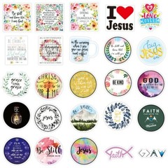 50PCS Jesus Aphorisms Vinyl Stickers Laptop Luggage Decals Dope Sticker us saler