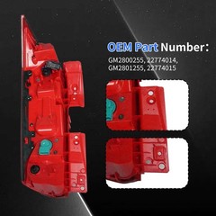 Tail Light Assembly Compatible with Cadillac SRX 2010-2016 Red Lens Rear Brak…