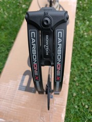 Bowtech Carbon One X RH Custom Order Tan Riser Black Limbs 70# w/Punisher Decals
