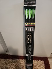 Victory Archery VAP TKO Elite Arrows Green/White 300 Spine .001 .166 Series