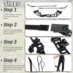 SERfawnCH Recurve Bow and Arrow Set for Adults, 30-40LBS Right-Handed Target …