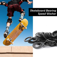 200 Pcs Skateboard Speed Washers Truck Axle Washers Rings for Speed Bearing
