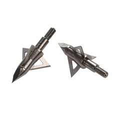 12Pcs Archery Broadheads 100/125 Grain Crossbow Recurve Compound Bow Arrow Tips