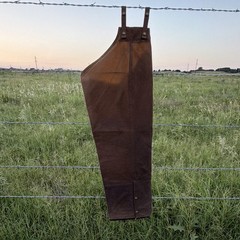 Filson Tin Cloth Chaps Waxed Cotton Long Hunting Trail Pants Made in USA