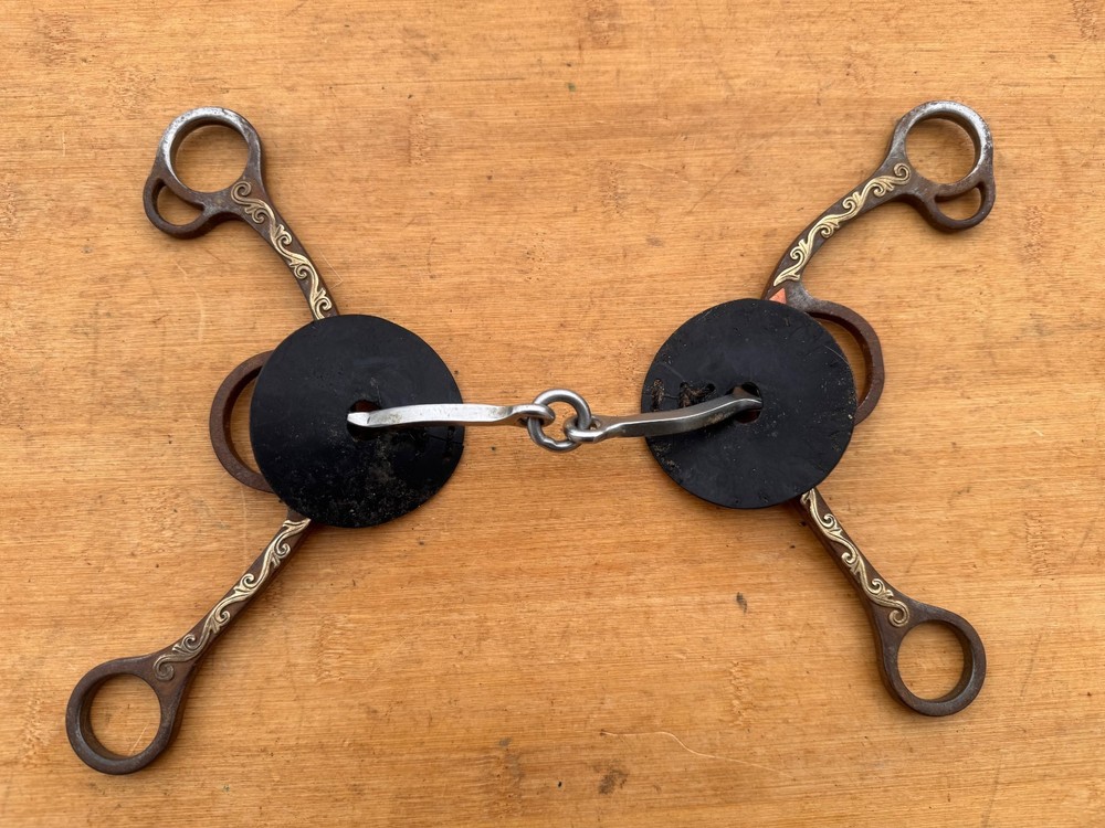 Sherry Cervi Diamond Short Shank O Ring Square Snaffle Horse Bit ~ 5.5″