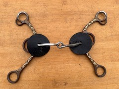 Sherry Cervi Diamond Short Shank O Ring Square Snaffle Horse Bit ~ 5.5″