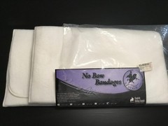 Centaur No Bow Leg Wraps – One Pair White – 18 x 30 Inches