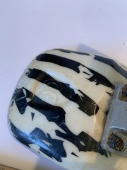 Vintage Skateboard Animiles Black White Animal Print Design