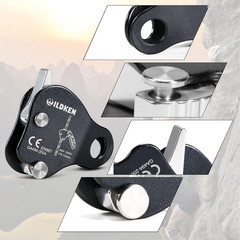 Climbing Ascender Fall Protection Device Magnesium Alloy Rope Grab for Rock