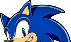 Peeker Sonic the Hedgehog Tails Shadow Rouge Knuckles Amy Dr Vinyl Decal Sticler