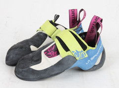 La Sportiva Skwama Climbing Shoe – Women’s. Apple Green/Cobalt, 36.0 /80092/