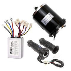 48V 1000W Brush DC Motor/Controller/Grips Full Kit for Razor Scooter Go Kart