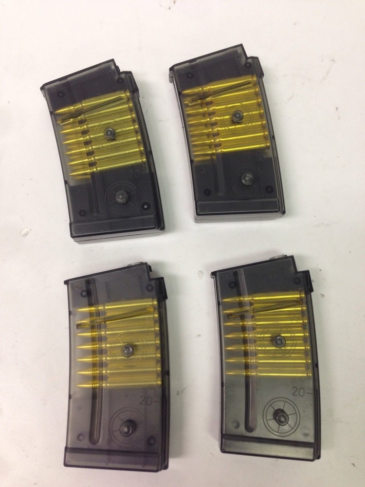 (4x) Double Eagle M82 M82P SPARE CLIP or Magazine for Tactical Airsoft AEG Rifle