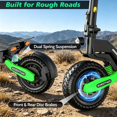 1200W Electric Scooter for Adult 48V13AH 28MPH 11» Off-road Commuting E-Scooter