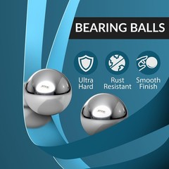 PGN – Shoot the Moon Replacement Ball – 1-1/4″ Inch Chrome Steel