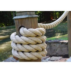 Artificial Manila Heavy Duty PP 3 Strand Twisted Arborist Rigging Rope